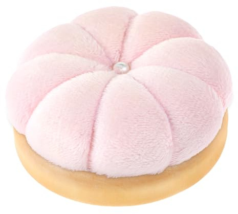 1 Pcs Pin Cushions for Sewing Pink Needle Cushion Pillow Needle Wooden Base Pincushions Round Pincushions Cute Pins Cushions Quilting Needlework DIY Crafts