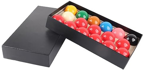 BuyWeek Palline da Biliardo Palle da Biliardo Snooker Balls, 17 Pezzi 57.2mm in Resina per la Competizione e Il Divertimento