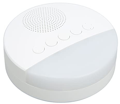 Aoaoy Máquina de Sonidos para Dormir, Máquina de Ruido Blanco con 20 Sonidos Tranquilos, Canción de Cuna, 3 Configuraciones de Tiempo, Compacto y Liviano, Luz Nocturna