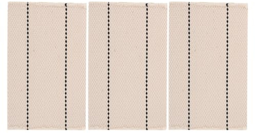 BUGUUYO Lot de 3 mèches Plates en Coton pour Lampes à pétrole : mèches de Rechange tressées en Coton de 15 x 10 cm pour Lampes à pétrole, lanternes tempête, brûleurs à, éclairage intérieur