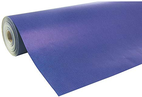 Clairefontaine 507513C rulle presentpapper (50 x 0,7 m, speciell bredd, kraftpapper, hållbar) 1 st blå