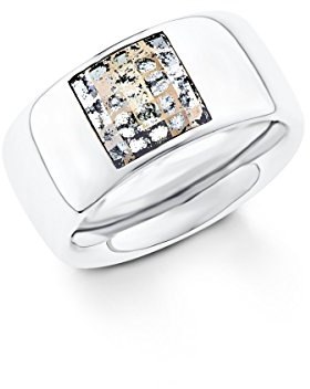 s.Oliver Damen-Ring Swarovski Elements Edelstahl Kristall mehrfarbig - 5246