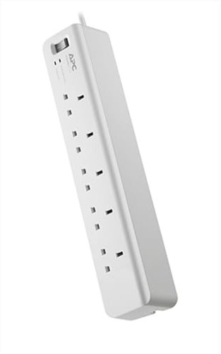 APC Surge Arrest Essential - PM5-UK - 5 outlets - Equipment Protection Policy 50.000 €