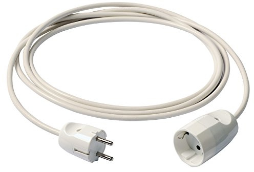 Vimar 0P32392.B prolunga elettrica lineare 3m spina Shuko/presa IT 16A 2P+T | Prolunga lineare 3 m con spina Schuko, presa SICURY P30 16 A e cavo 3G1 mm² H05VV-F