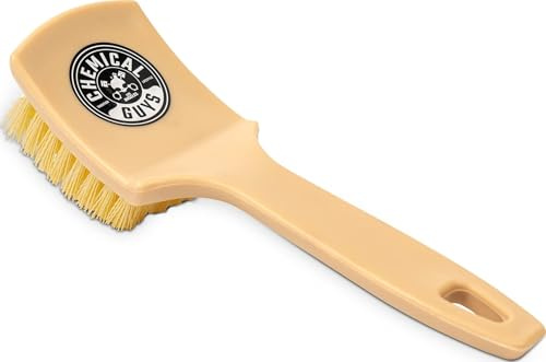 Chemical Guys Induro 7 Heavy Duty Interior Carpet & Upholstery Detailing Brush – Durable Bristles, Car Carpet Brush for Deep Cleaning Fabric, Mats & Seats, Ergonomic Grip for Comfort and Control