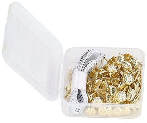 Clou de meuble de 11 mm de diamètre en acier à haute teneur en carbone facile à retirer pour un usage domestique Or