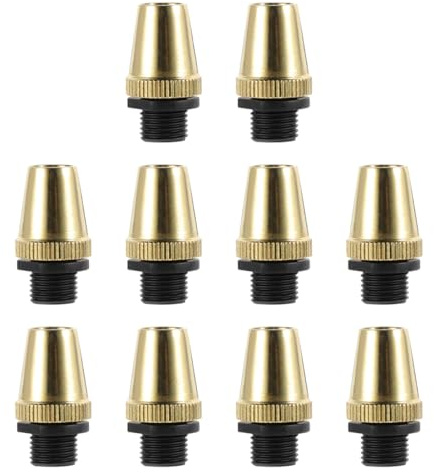 Housoutil Attaches Pour CâBles De Lustres En Fer Et Pc Doré 10 PièCes Pinces De Serrage Pour ÉClairage Suspendu Accessoires Pratiques Pour Usage Domestique