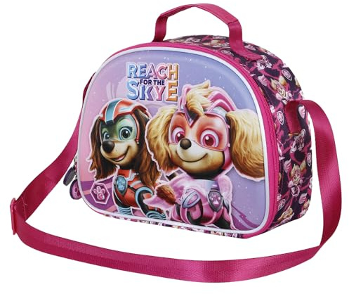 Paw Patrol Mighty-3D Frühstückstasche, Rosa, 25,5 x 20 cm