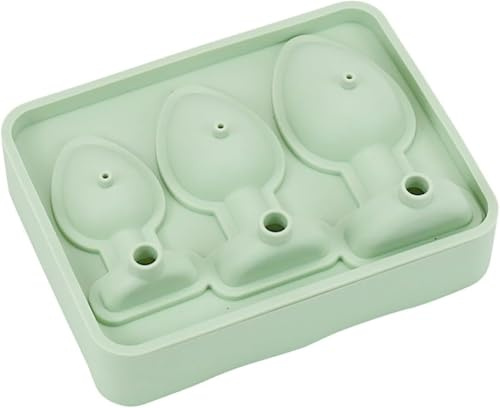 Generisch Silikon Analplug Shaped Eiswürfelform Lustig Backform Neuheit Butt Plug geformt Eiswürfelschale Schokoladenform für Eiswürfel DIY Zubehör