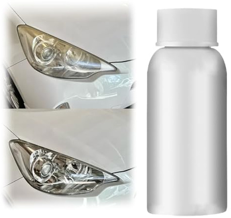 Scheinwerfer Bedampfen Flüssigkeit 800g – Scheinwerfer-Aufbereitungs & 800g Scheinwerfer Polierset | Headlight Polish Reparatur Flüssigkeit für Kristallklare Sicht gegen Vergilbung & Oxidation