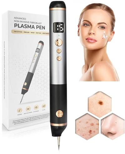 Stylo Plasma électrique à 15 Niveaux Réglables Rechargeable Par USB, Pour L'élimination Des Grains De Beauté,Verrues,Taches De Rousseur Et Taches Brunes,Sûr Et Indolore,Il N'irrite Pas La Peau