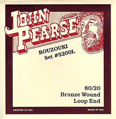 John Pearse Irische Bouzouki-Saiten, leicht, mit Schlaufe