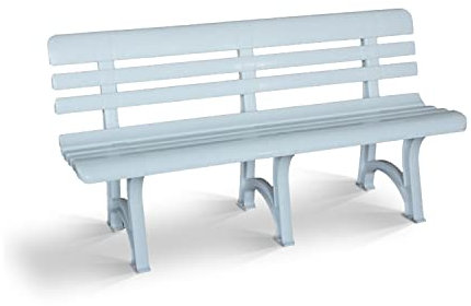 BICA 89 Olimpia Bank, Weiß, 151 x 51x 77 cm