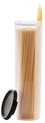 Tupperware Spaghetti Dispenser Clear With Black Seal