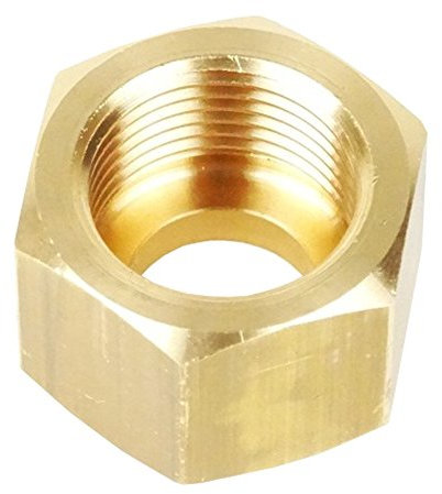 Anschlussmutter Überwurfmutter für Stickstoff Druckminderer 200 bar W 24,32 x 1/14 von Gase Dopp