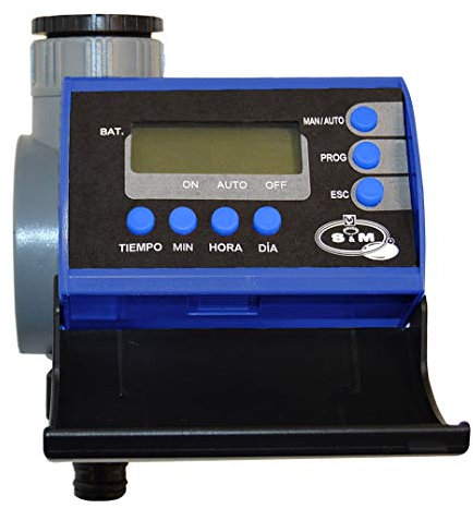 S&M 590047 Programador Digital de Grifo para Riego Automático Hembra-Macho 3/4“