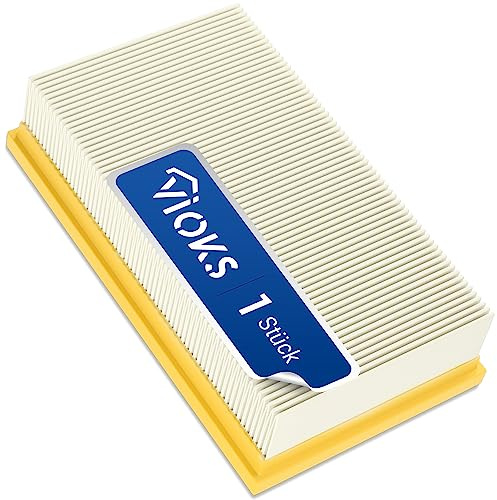 VIOKS ersättningsfilter för Kärcher filter 6,904-367.0 lamellfilter dammsugare filter för Kärcher NT 30/1 tact Te L Eco & NT 35/1 Ap Te, NT 55/1, NT 361, NT 561 och Bosch GAS 35-55