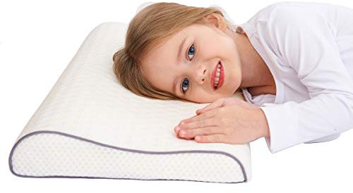 Gesundheit Kinder Kissen für Bett Schlafen Hypoallergenic Memory Schaum kinderkissen Neck-Protector für Kinder (3-10 Jahre)