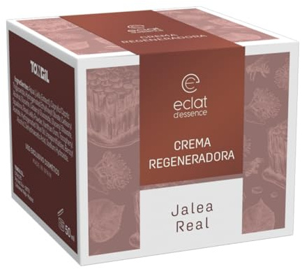 ÉCLAT D'ESSENCE Revitaliserande Royal Jelly Cream 50 ml | regenererande och anti-rynkor | med naturliga extrakt av kunglig gelé och skvalan