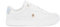 Tommy Hilfiger Women's Essential Chic Court Sneaker, White (Ecru/Breezy Blue), 5