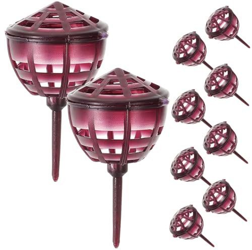 SUPVOX Scatole Per Fertilizzante Da Giardinaggio 10 Pezzi Con Coperchio Porta Fertilizzante Riutilizzabile Per Bonsai Piante Grasse E Orto