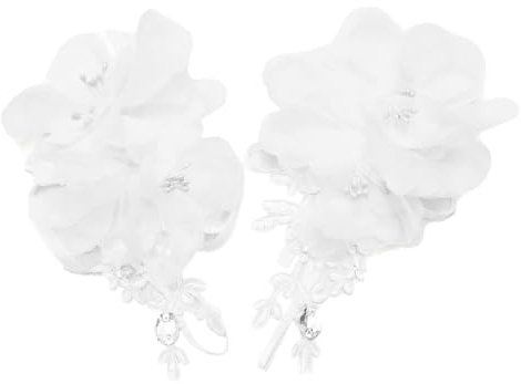 Blausky Spitzenhandschuhe,Elegant Brauthandschuhe Fingerlose Handschuhe Kurz Blumen Spitze Handschuhe Blumenhandgelenk Vintage Hochzeitshandschuhe für Hochzeitsfest Oper Dinner Party,Rot