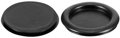 TOP-VIGOR 10Pcs 60mm Black Rubber Blanking Grommets Electrical Hole Wire Gaskets Cable Protectors for Plugs Car Boat Pump Plumbing Wiring