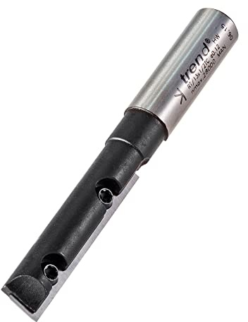 Trend Rota-Tip Einzelschneide Fräser, 12,7 mm Schaft, 12,7 mm Schnitt-Ø | Fräst gerade Schnitte in Holz, mit 49,5 mm Schnittlänge und 12,7 mm Schnitt-Ø, RT/13X1/2TC