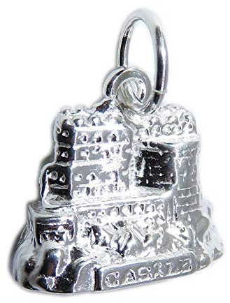 Charm en argent sterling du château d'Édimbourg .925 x 1 Ecosse Scottish Charms