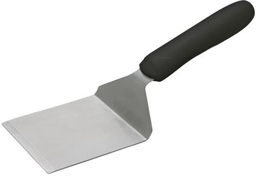 Winco 4 x 4 Black Griddle Spatula Turner for Burgers