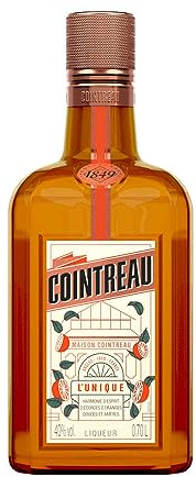 COINTREAU - Licor de Naranja, para Cóctel, 40% Volumen de Alcohol, 70 cl