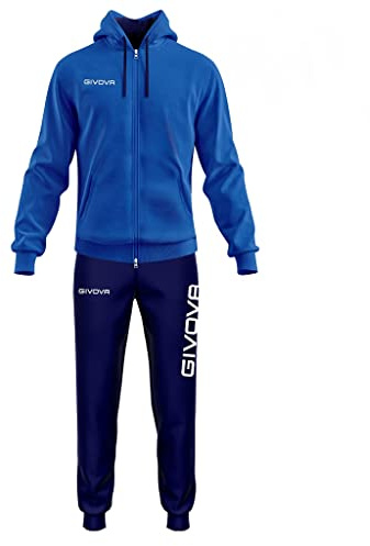 GIVOVA TUTA KING FELPA AZZURRO/BLU Tg. M