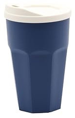 benderstore Kaffeebecher to go | mit Deckel und Trinköffnung | 2er Set | Bruchfest | 300 ml | Coffee | Made in Germany | blau