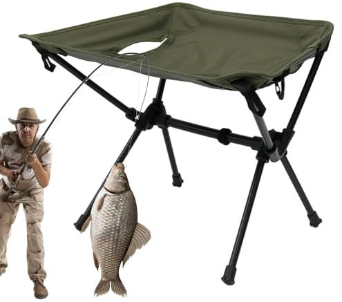 Campinghocker, klappbarer Campinghocker | Klappbarer Campingstuhl aus Aluminiumlegierung,Einziehbarer Wanderstuhl, rutschfeste Füße, strapazierfähig, für, Reisen, Wandern im Freien