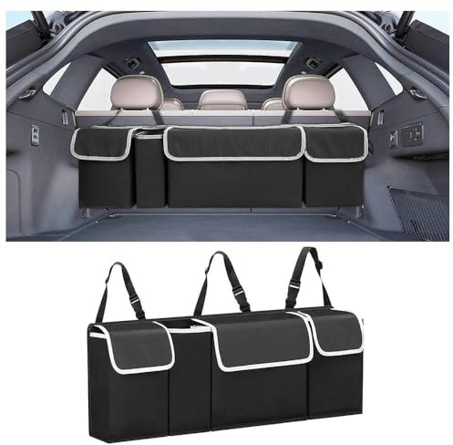 XWSBUDE Kofferraum Organizer Tasche, für Ford Focus 98 1998-2002 2003 2004 Wasserdicht Multifunktionale Kofferraumtasche Faltbare Hinteren Kofferraum Aufbewahrungstasche