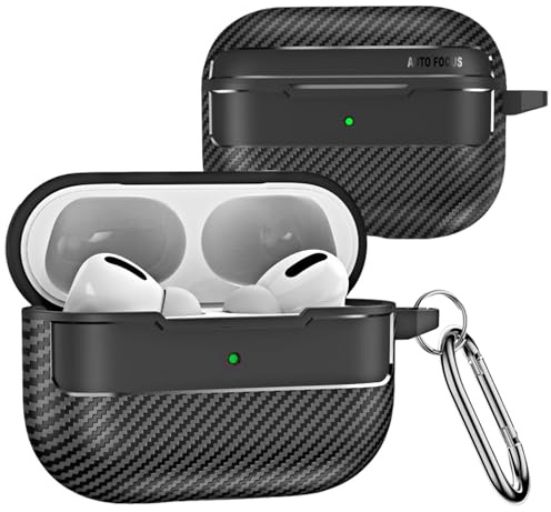 Fofvccv Schutzhülle für AirPods 3 mit Karabiner - XW Schwarz