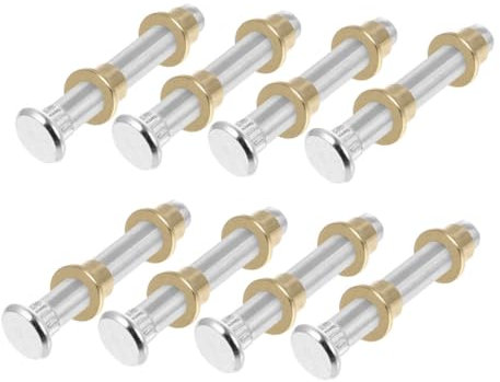 Cabilock 8pezzi Kit Riparazione Per Cerniere Auto Perni e Boccole in Lega Alluminio Compatibili Soluzione Per Usura e Allentamento