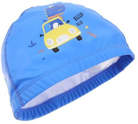 Cuffia da Nuoto Pvc per Ragazzi e Ragazze, Blu, Protezione Orecchie