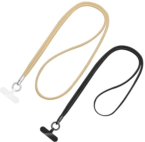 MDLSDE Cordon para Movil Universal, Correa para el Cuello Correa Cruzada con 2 Parches Duraderos Compatible con Todos Los Teléfonos Inteligentes la Mayoría de las Fundas de Teléfono
