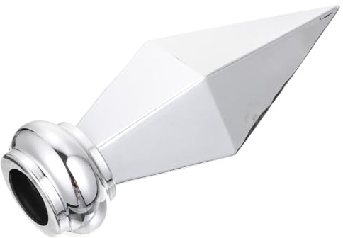 FUTUREORYY Dekorativer Fahnenaufsatz aus Aluminiumlegierung Silber Robustes Ersatzteil für Fahnenmasten für Feier und Willkommensdekoration