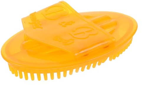 Handliche Pvc Körperbürste Meridian Massagebürste Orange | Akupunktur Massage Peeling, Körperpflege für Zuhause, Geeignet für Hauttypen