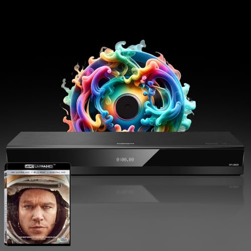 MULTIREGION Blu-ray Player Compatible with Panasonic DP-UB820 MultiRegion Blu-ray Region A, B & C - DVD Regions 1-8 - Bundle Including The Mar. 4K UHD Disc