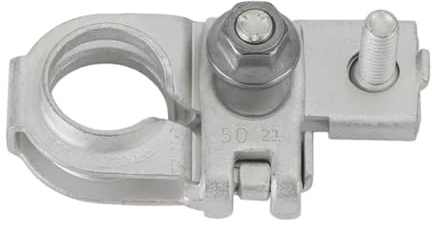 Thewasc Terminale positivo in metallo per modelli Accent dal 2015 al 2020 garantisce una connessione sicura longevità terminale argento 919803X010