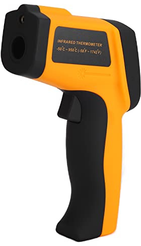 Cocoarm 900 Infraröd Termometer Digital Termometer ABS Beröringsfri 1742°F Justerbar Emissivitet 12:1 Avståndsförhållande LCD-handhållen för Mat Pool Däck Golvvattenkontroller