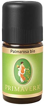 PRIMAVERA Ätherisches Öl Palmarosa bio 5 ml - Aromaöl, Duftöl, Aromatherapie - beruhigend, pflegend - vegan