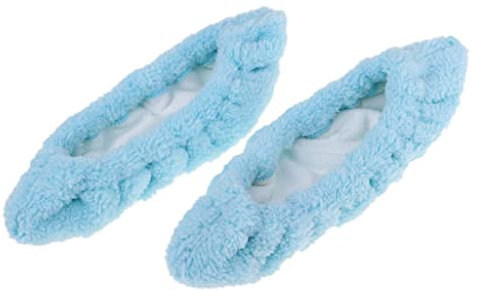 CUTICATE Kufenschoner Schlittschuhe Eiskunstlaufen Frottee Blade Guard Kufenschutz Kufenstrumpf - S Blau