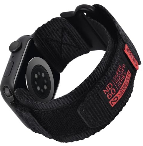 Nereides Kompatibel mit Apple Watch Armband Series 11/10/9/8/7/6/5/4/SE/SE2/SE3, Ultra 3/2/1, Nylon Sportarmband mit gewebtem Design für iWatch 49mm/46mm/45mm/44mm