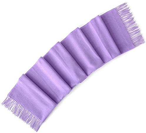 MBW Damenschal in lila XXL Winterschal Oversized Schal kuschelig weich Grösse 190 x 50 cm