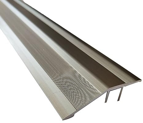 XTGDIEM Barra De Transición De Piso En Forma De T Aluminio, Alfombrilla Inferior De Alfombra/baldosa For Pisos De Vinilo, Rampa De Entrada For Andadores Domésticos