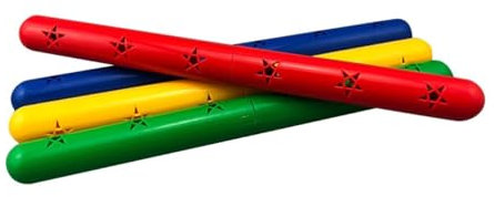 SAFIGLE 2stücke Junge Mädchen Tanz Relay Stäbe Mit Gymnastikstäbe Für Sportwettkämpfe Leicht Farbenfroh Handlich Für Staffelrennen Spaß Für Kleine